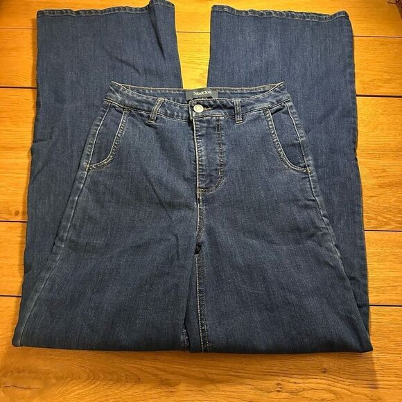 ModCloth the Grier wide leg jeans 2 - Picture 2 of 10